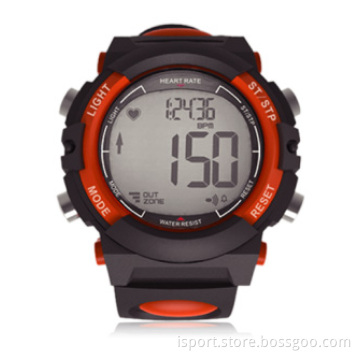 Chest Strap Heart Rate Monitor Watch W166